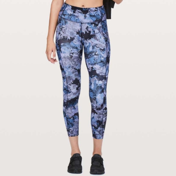 lululemon athletica Pants - Lululemon Fast and Free 7/8 Tight II Camo Multi